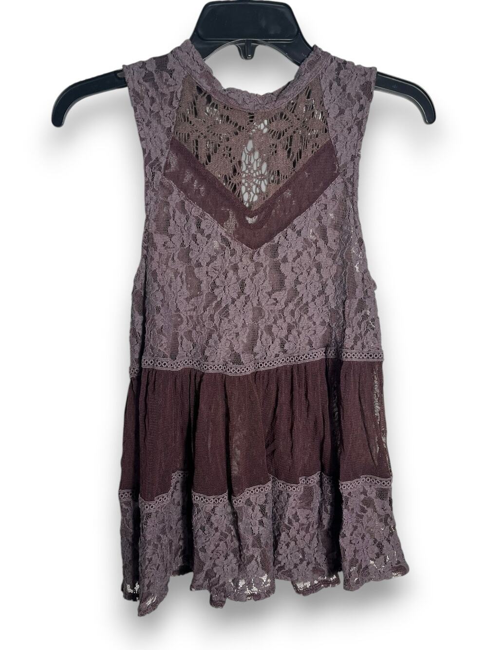 Free People Lady Bird Swing top | Purple | Size Small | EUC